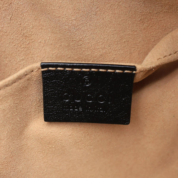GUCCI Marmont Small Monogram Canvas Crossbody Camera Bag Beige 447632