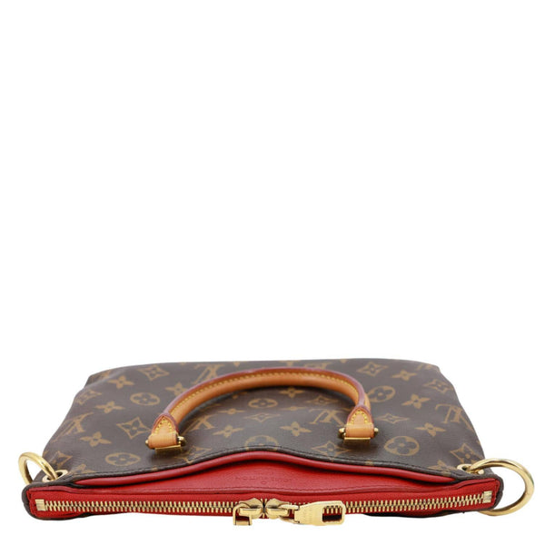 LOUIS VUITTON Pallas BB Monogram Canvas Shoulder Bag Brown