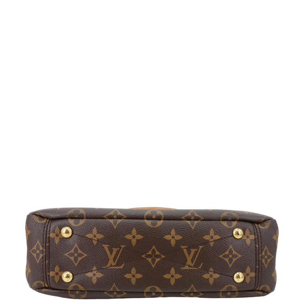 LOUIS VUITTON Pallas BB Monogram Canvas Shoulder Bag Brown