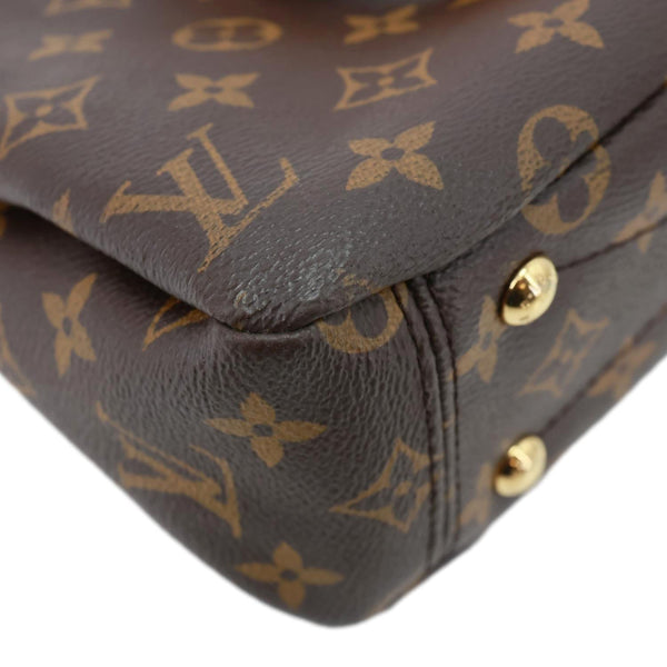 LOUIS VUITTON Pallas BB Monogram Canvas Shoulder Bag Brown