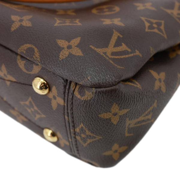 LOUIS VUITTON Pallas BB Monogram Canvas Shoulder Bag Brown