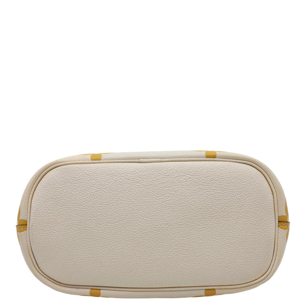 LOUIS VUITTON Marshmallow Giant By The Pool Empreinte Leather Hobo Bag Cream