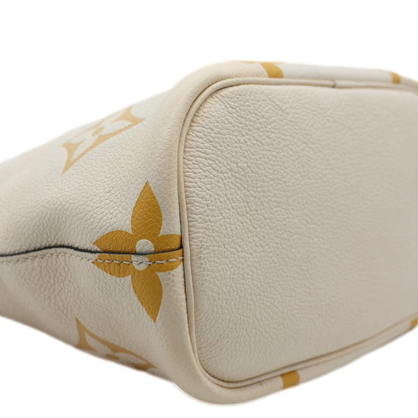 LOUIS VUITTON Marshmallow Giant By The Pool Empreinte Leather Hobo Bag Cream