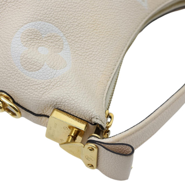 LOUIS VUITTON Marshmallow Giant By The Pool Empreinte Leather Hobo Bag Cream