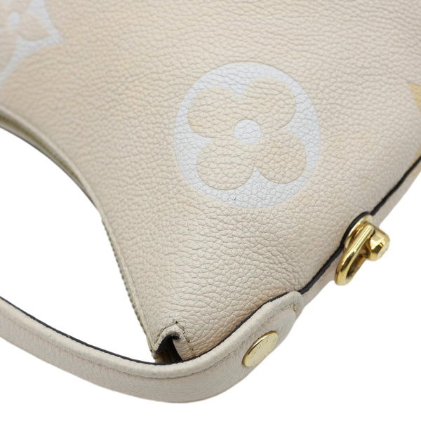 LOUIS VUITTON Marshmallow Giant By The Pool Empreinte Leather Hobo Bag Cream