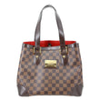 LOUIS VUITTON Hampstead PM Damier Ebene Hobo Shoulder Bag Brown