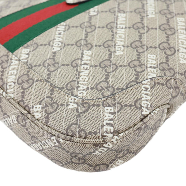 GUCCI x Balenciaga The Hacker Project Jackie 1961 Medium Canvas Shoulder Bag Beige 636706