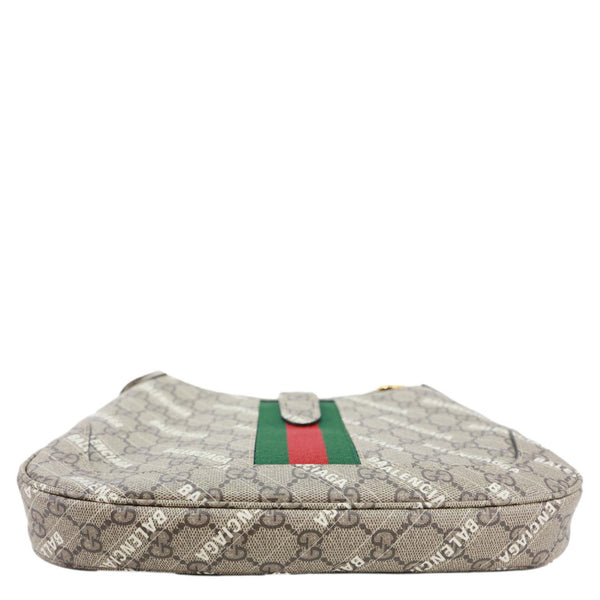 GUCCI x Balenciaga The Hacker Project Jackie 1961 Medium Canvas Shoulder Bag Beige 636706