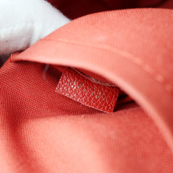 LOUIS VUITTON Vosges MM Empreinte Leather Shoulder Bag Red