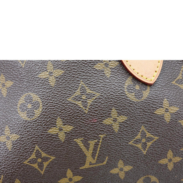 LOUIS VUITTON Neverfull MM Monogram Canvas Tote Bag Brown
