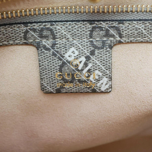 GUCCI x Balenciaga The Hacker Project Jackie 1961 Medium Canvas Shoulder Bag Beige 636706