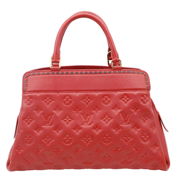 LOUIS VUITTON Vosges MM Empreinte Leather Shoulder Bag Red