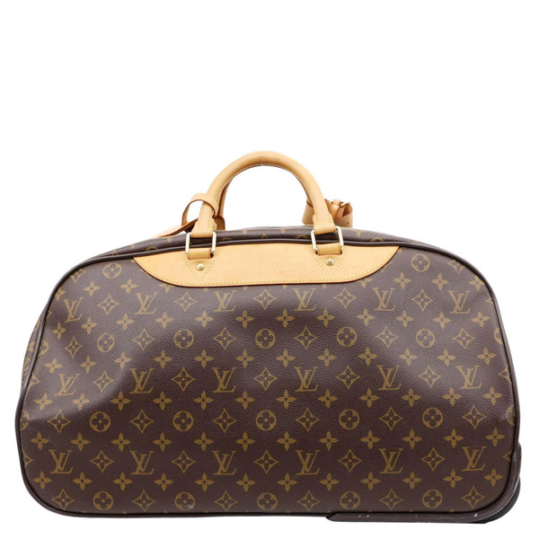 LOUIS VUITTON Eole 50 Monogram Canvas Rolling Luggage Bag Brown