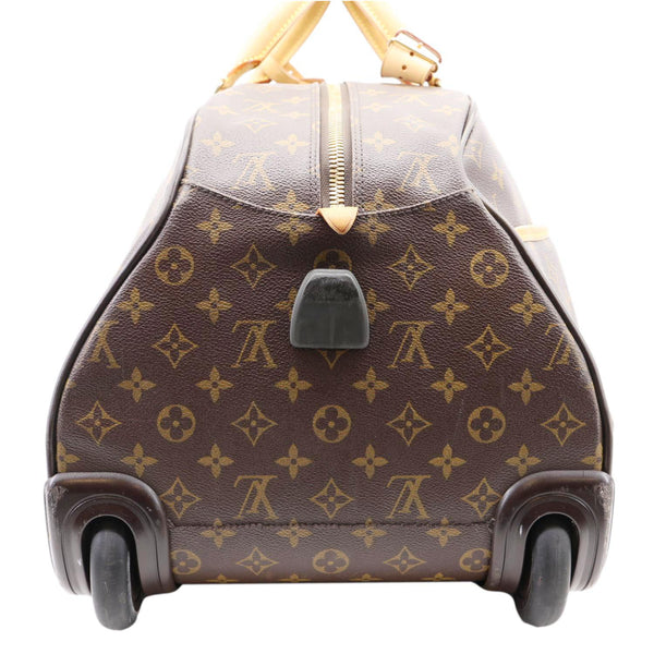 LOUIS VUITTON Eole 50 Monogram Canvas Rolling Luggage Bag Brown