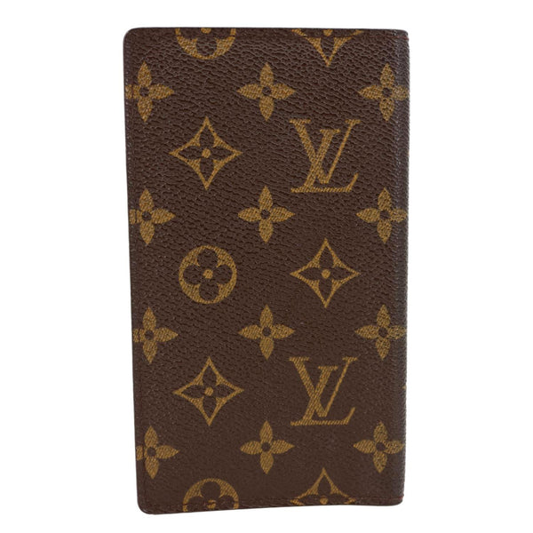 LOUIS VUITTON Monogram Canvas Long Wallet Brown