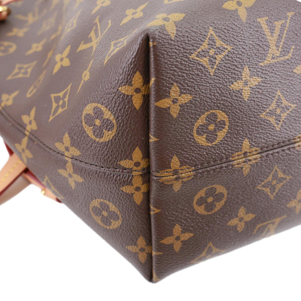 LOUIS VUITTON Montsouris PM Monogram Canvas Backpack Brown