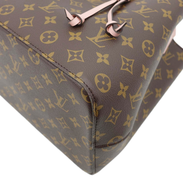 LOUIS VUITTON Neonoe MM Monogram Canvas Shoulder Bag Pink