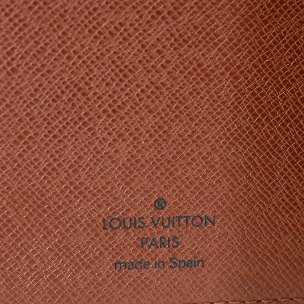 LOUIS VUITTON Monogram Canvas Long Wallet Brown