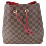 LOUIS VUITTON Neonoe MM Damier Ebene Shoulder Bag Brown
