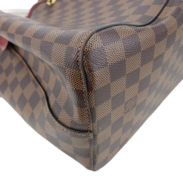 LOUIS VUITTON Neonoe MM Damier Ebene Shoulder Bag Brown