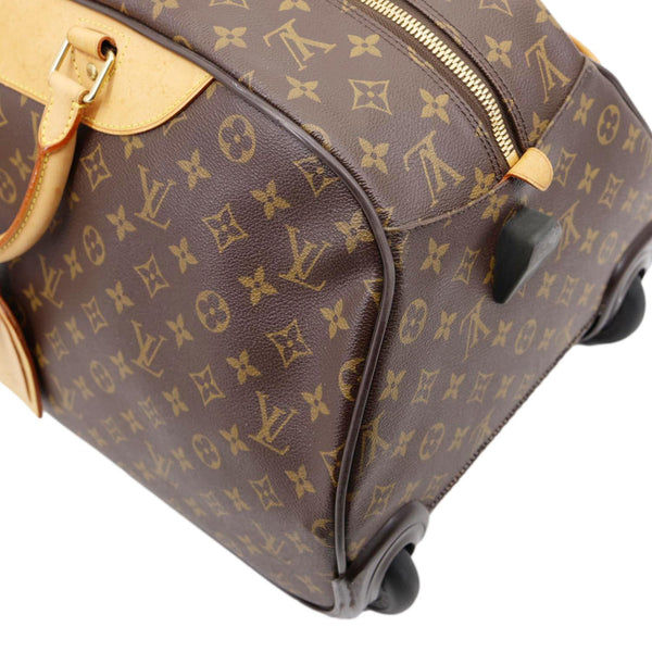 LOUIS VUITTON Eole 50 Monogram Canvas Rolling Luggage Bag Brown