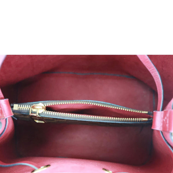 LOUIS VUITTON Neonoe MM Damier Ebene Shoulder Bag Brown
