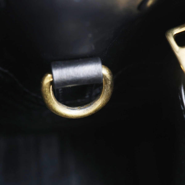 PRADA Paradigme Saffiano Leather Tote Shoulder Bag Black