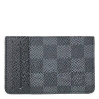 LOUIS VUITTON Neo Damier Graphite Card Holder Wallet Black