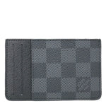 LOUIS VUITTON Neo Damier Graphite Card Holder Wallet Black