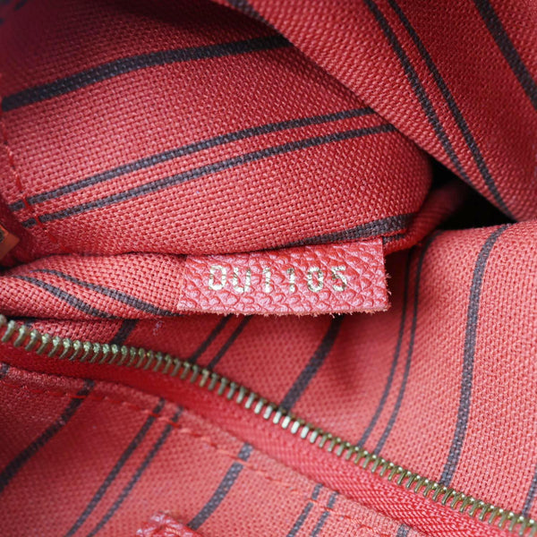 LOUIS VUITTON Speedy 25 Bandouliere Monogram Empreinte Crossbody Bag Red