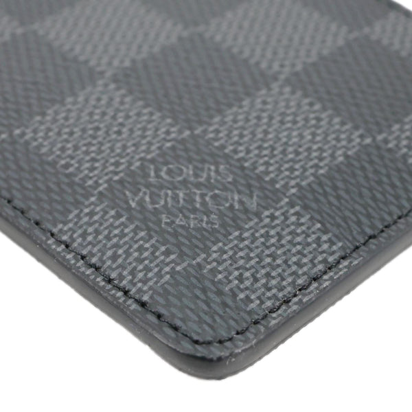 LOUIS VUITTON Neo Damier Graphite Card Holder Wallet Black