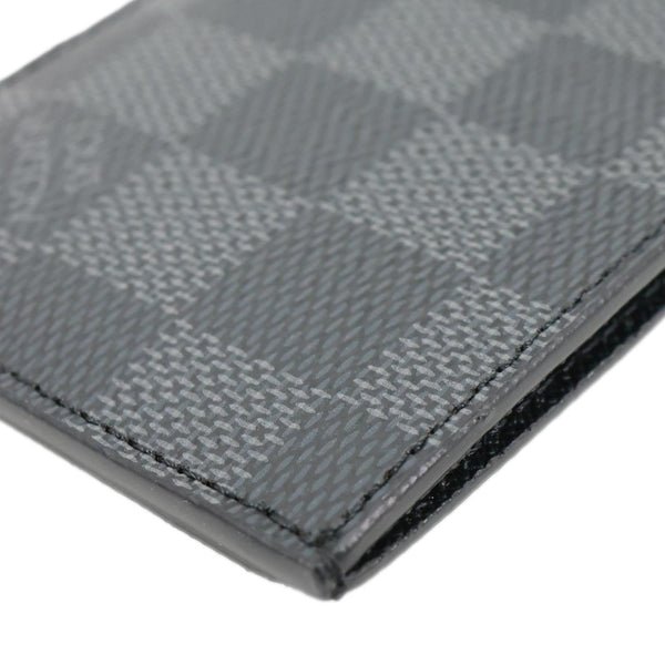 LOUIS VUITTON Neo Damier Graphite Card Holder Wallet Black