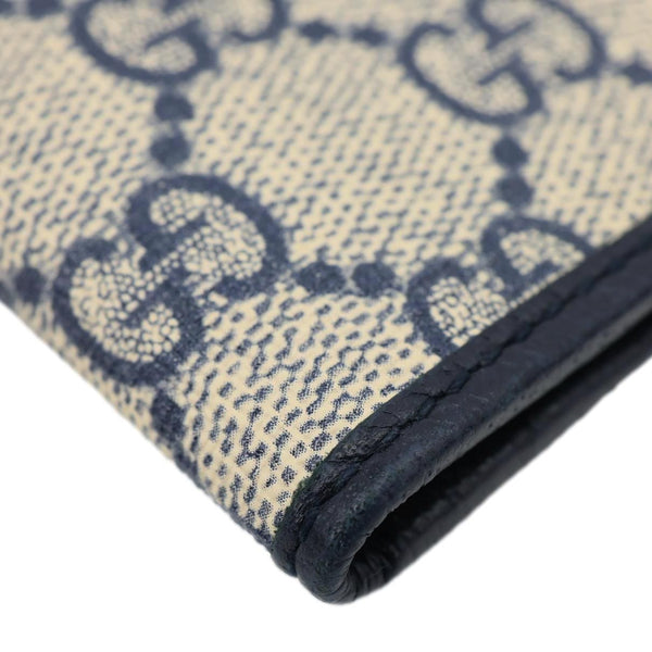 GUCCI Retro Interlocking G Monogram Supreme Canvas Card Case Beige 699267