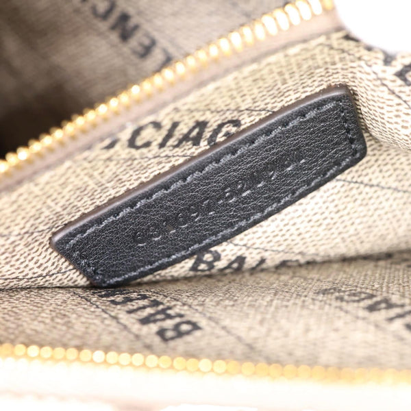 BALENCIAGA X GUCCI Hourglass Small GG Supreme Monogram Top Handle Shoulder Bag Beige 681697