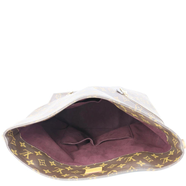 LOUIS VUITTON Melie Monogram Canvas Hobo Bag Brown