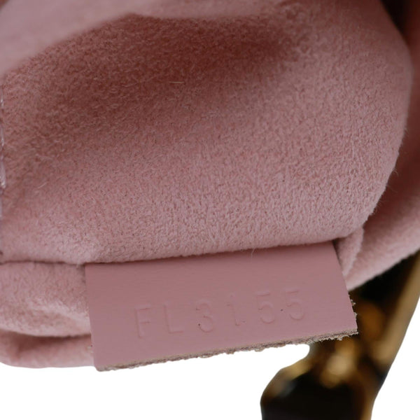 LOUIS VUITTON Caissa PM Damier Ebene Tote Bag Rose Ballerine