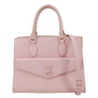 LOUIS VUITTON Lockme Tote PM Monochrome Soft Calfskin Leather Tote Bag Pink