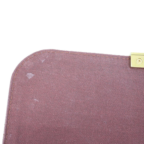 LOUIS VUITTON Favorite MM Monogram Canvas Crossbody Bag Brown