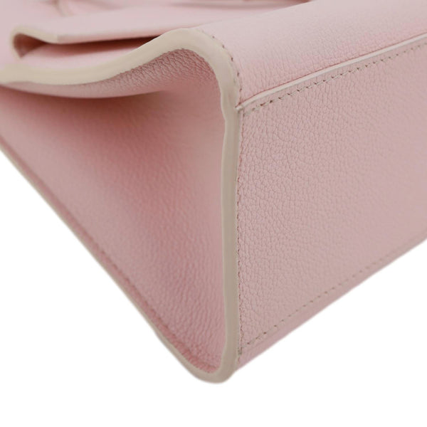 LOUIS VUITTON Lockme Tote PM Monochrome Soft Calfskin Leather Tote Bag Pink