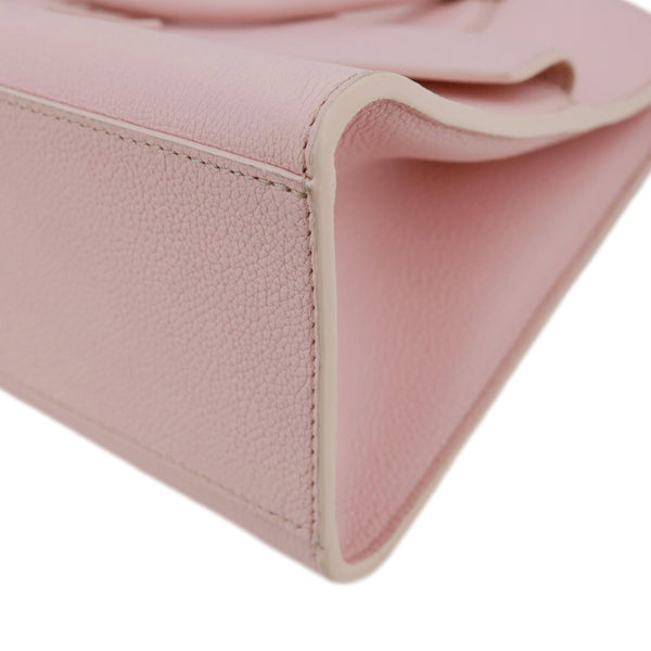 LOUIS VUITTON Lockme Tote PM Monochrome Soft Calfskin Leather Tote Bag Pink