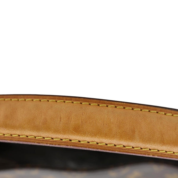 LOUIS VUITTON Melie Monogram Canvas Hobo Bag Brown