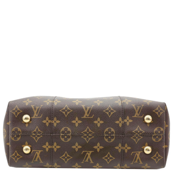 LOUIS VUITTON Melie Monogram Canvas Hobo Bag Brown