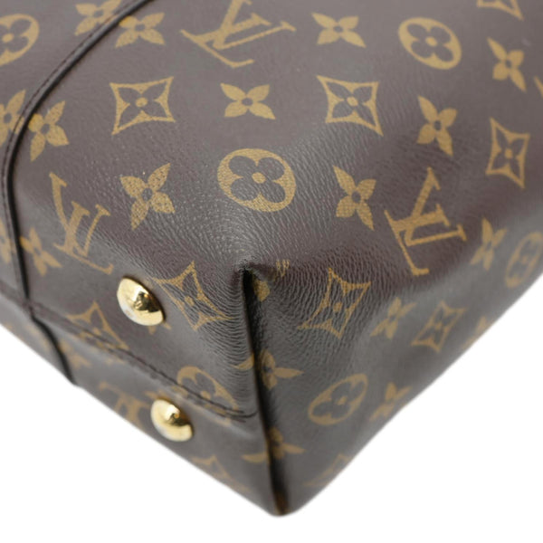 LOUIS VUITTON Melie Monogram Canvas Hobo Bag Brown