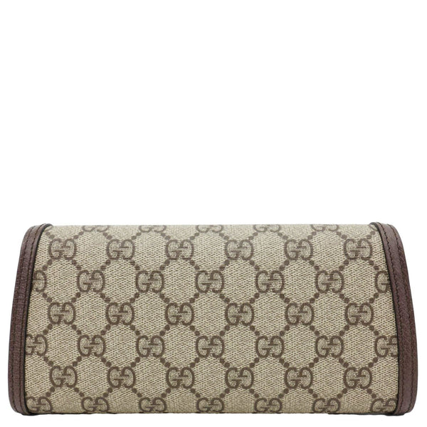 GUCCI Blondie Continental Dollar GG Supreme Canvas Chain Wallet Beige 725215