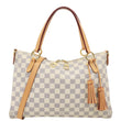 LOUIS VUITTON Lymington Damier Azur Canvas Hobo Shoulder Bag Rose Ballerine