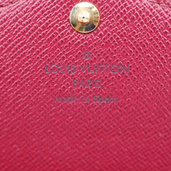 LOUIS VUITTON Sarah Monogram Canvas Wallet Fuchsia