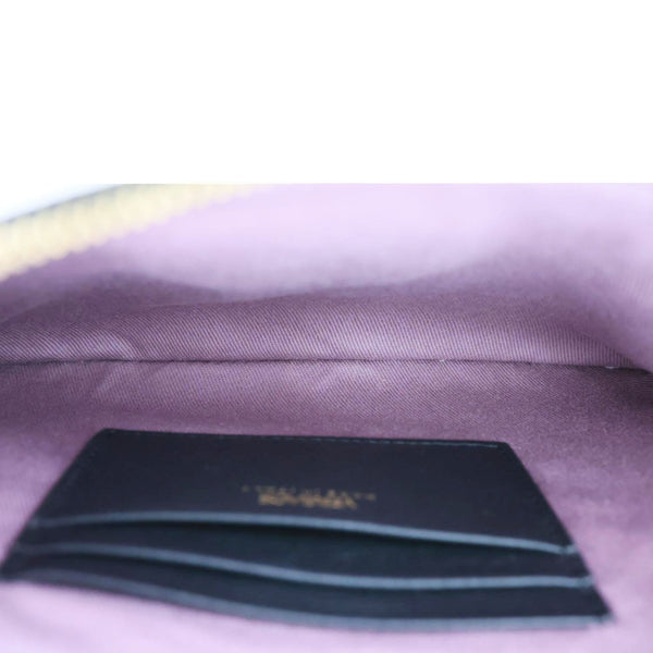 VERSACE La Medusa Grained Calfskin Pouch Black
