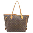LOUIS VUITTON Neverfull MM Monogram Canvas Shoulder Bag Brown
