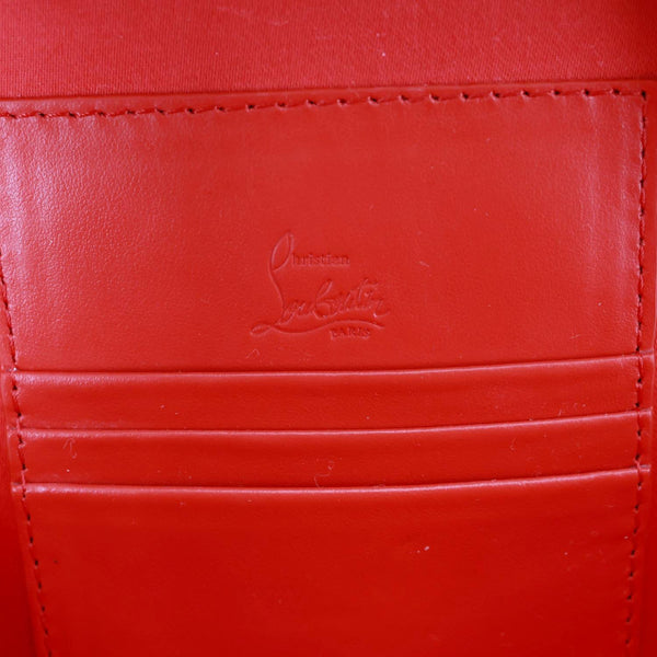 CHRISTIAN LOUBOUTIN Loubifunk Leather Crossbody Bag White