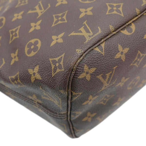 LOUIS VUITTON Neverfull MM Monogram Canvas Shoulder Bag Brown